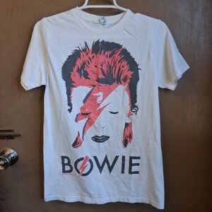 David Bowie Aladdin Sane Graphic Tshirt Small Ladies Pacific Tag EUC